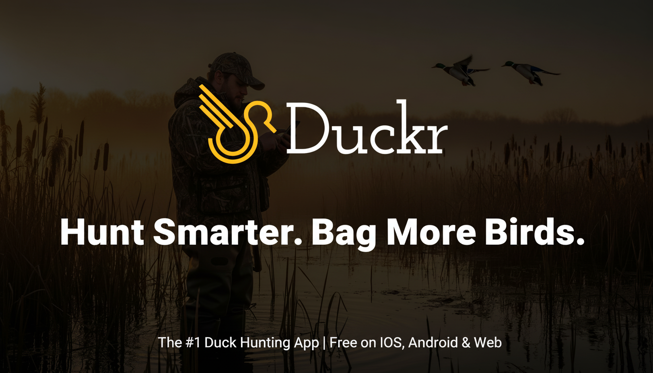 Duck Application Duckr β Best Duck Hunting App with Migration & GPS Maps
